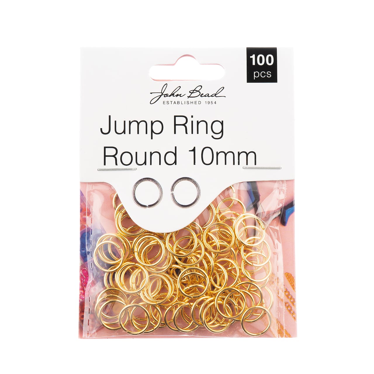 John Bead Must Have Findings 10mm Jump Rings, 100ct.